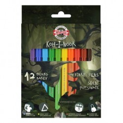 Carioca Koh-I-Noor, DINO, 12 culori, cutie carton
