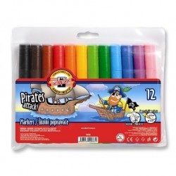 Carioca Koh-I-Noor, JUMBO PIRATI, 12 culori