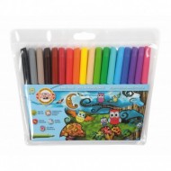 Carioca Koh-I-Noor, BUFNITE, 18 culori, etui plastic