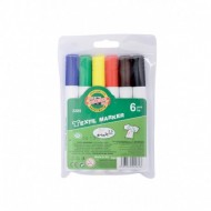 Set marker textil 6 culori