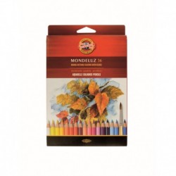 Creioane colorate Koh-I-Noor Aquarell Mondeluz FRUCTE, diametru mina 3.8 mm, 36 culori/set Creioane colorate Koh-I-Noor Aquarell Mondeluz FRUCTE, diametru mina 3.8 mm, 36 culori/set