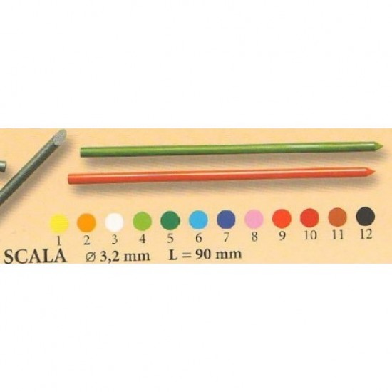 Mine colorate 3,2mm 3,2mm, ALB