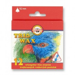 Creioane cerate Koh-I-Noor, 12 culori