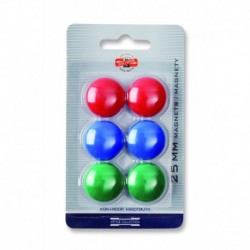 Magneti diverse culori 25mm