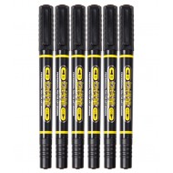 Marker Permanent S  2 capete S negru