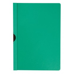 Dosar din plastic cu clema metalica Q-Connect - verde