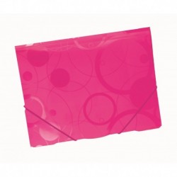 Mapa cu ELASTIC PP A4 NEO Colori A4, ROZ