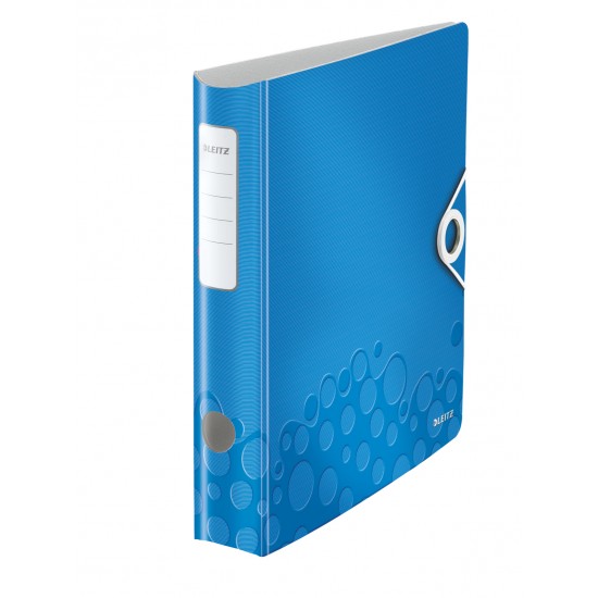 Biblioraft LEITZ Active Wow 180, A4, 50 mm, polyfoam - albastru metalizat