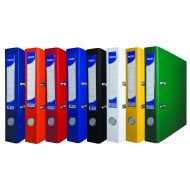 Biblioraft A4, plastifiat PP/paper, margine metalica, 50 mm - DIVERSE CULORI