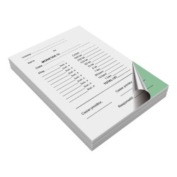Monetar autocopiativ, format A6, 50 set/carnet Monetar autocopiativ, format A6, 50 set/carnet