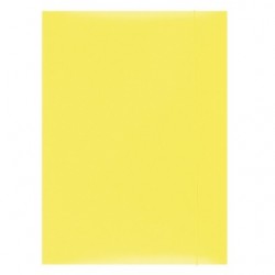 Mapa din carton plastifiat cu elastic, 300gsm, Office Products - galben Mapa din carton plastifiat cu elastic, 300gsm, Office Products - galben