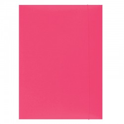 Mapa din carton plastifiat cu elastic, 300gsm, Office Products - roz Mapa din carton plastifiat cu elastic, 300gsm, Office Products - roz