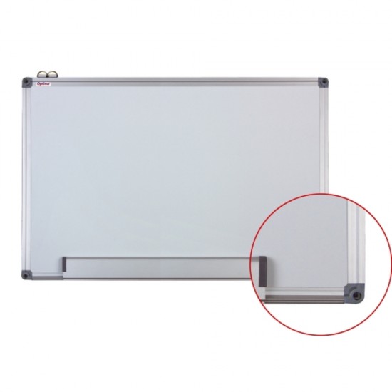 Tabla alba magnetica - whiteboard- rama aluminiu, 60 x 90 cm, 