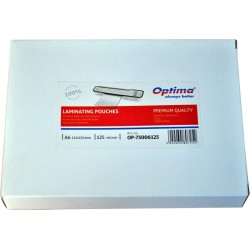 Folie pentru laminare, A6 (111 x 154 mm), 125 microni 100buc/top Optima Folie pentru laminare, A6 (111 x 154 mm), 125 microni 100buc/top Optima