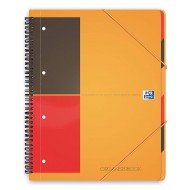 Caiet cu spirala A4+, OXFORD Int. Organiserbook, 80 file-80g/mp, Scribzee, 4 perf, coperta PP-dictan