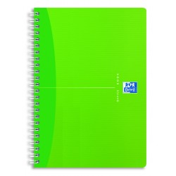 Caiet cu spirala A5, OXFORD Office MyColours, 90 file - 90g/mp, Scribzee, coperta PP - dictando