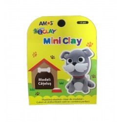 iClay AMOS 4 culori/cutie pvc MiniClay  Catelus iClay AMOS 4 culori/cutie pvc MiniClay  Catelus