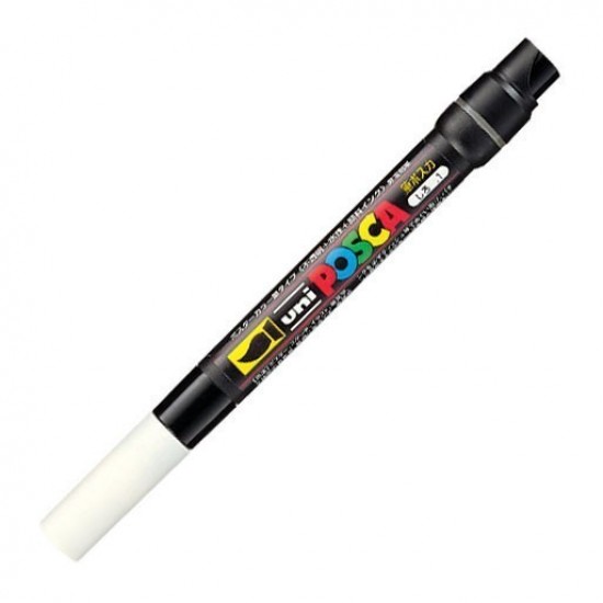Marker pensula UNI Posca Brush PCF-350  rosu