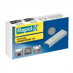 Capse RAPID Omnipress 30 coli, 1.000 buc./cutie Capse RAPID Omnipress 30 coli, 1.000 buc./cutie
