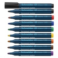 Marker permanent SCHNEIDER Maxx 130, DIVERSE CULORI,  varf de 1-3 mm, rotund, pretul este pe bucata