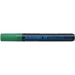 Marker cu vopsea SCHNEIDER Maxx 270, varf rotund 1-3mm - verde