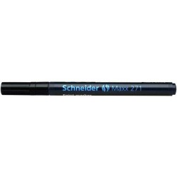 Marker cu vopsea SCHNEIDER Maxx 271, varf rotund 1-2mm - negru Marker cu vopsea SCHNEIDER Maxx 271, varf rotund 1-2mm - negru