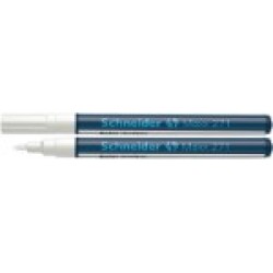 Marker cu vopsea SCHNEIDER Maxx 271, varf rotund 1-2mm - alb Marker cu vopsea SCHNEIDER Maxx 271, varf rotund 1-2mm - alb