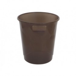 Cos PLASTIC pentru gunoi 10l, FUMURIU