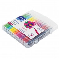 Carioca SPREE, PAINT BRUSH, 24 culori, cutie plastic