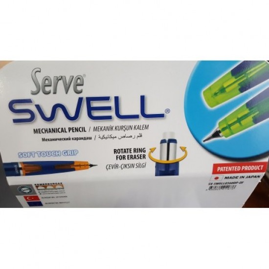 Creion mecanic SWELL OFFICE 0,5mm 0,5mm, albastru & rosu