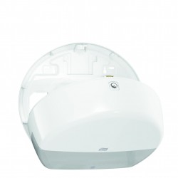 Dispenser TORK Elevation, pentru hartie igienica rola mini jumbo, 275x345x132mm - alb