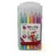 Carioca Yalong Brush Pens, 12 culori/set, ambalate in cutie de plastic