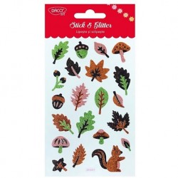 Sticker Toamna glitter DACO - AB123