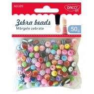 Kit creativ Margele zebrate DACO - AD320, 50g