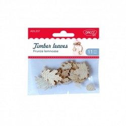 Frunze lemn DACO - ADL337, 11buc, 1.5-4cm Frunze lemn DACO - ADL337, 11buc, 1.5-4cm
