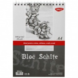 Bloc A4 schite 160g 30 file DACO BD416 Bloc A4 schite 160g 30 file DACO BD416