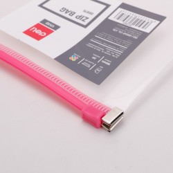 Mapa protectie zip A4 cu burduf Deli