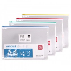 Mapa protectie zip A4 Deli Mapa protectie zip A4 Deli