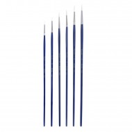 Pensule profesionale hard varf rotund Deli