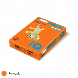 Hartie color A4, 80g/mp, 500coli/top, IQ  SY49 PORTOCALIU Hartie color A4, 80g/mp, 500coli/top, IQ  SY49 PORTOCALIU