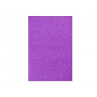 Hartie A4 glitter autoadeziva 10 coli/set-VIOLET 