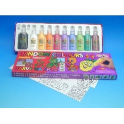K9740-10 Set 10 culori pt. pictat pe sticla