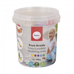 Creta pentru modelat 6x125g, galeata de 750g Creta pentru modelat 6x125g, galeata de 750g