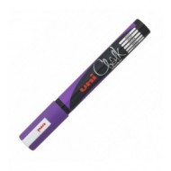 Marker cu creta lichida Uni-ball Chalk PWE-5M mov